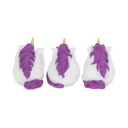 Three Wise Pukicorns 8.5 cm - Set of 3 Figurines